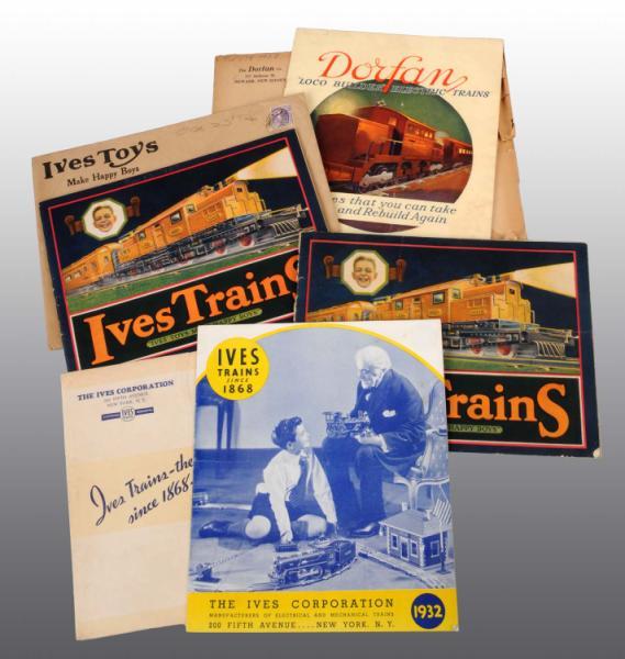 Appraisal: Lot of Early Train Catalogs Description Includes one Ives catalog