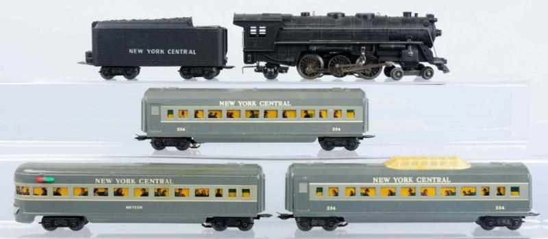 Appraisal: Marx Electric Passenger Train Set American Pre-war Set includes steam-type