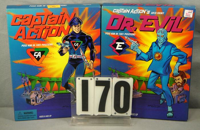 Appraisal: Captain Action Figures set of mint in original boxes Estimate