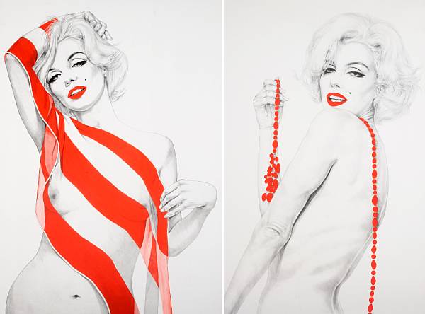 Appraisal: A Marilyn Monroe set of art prints circa s Based