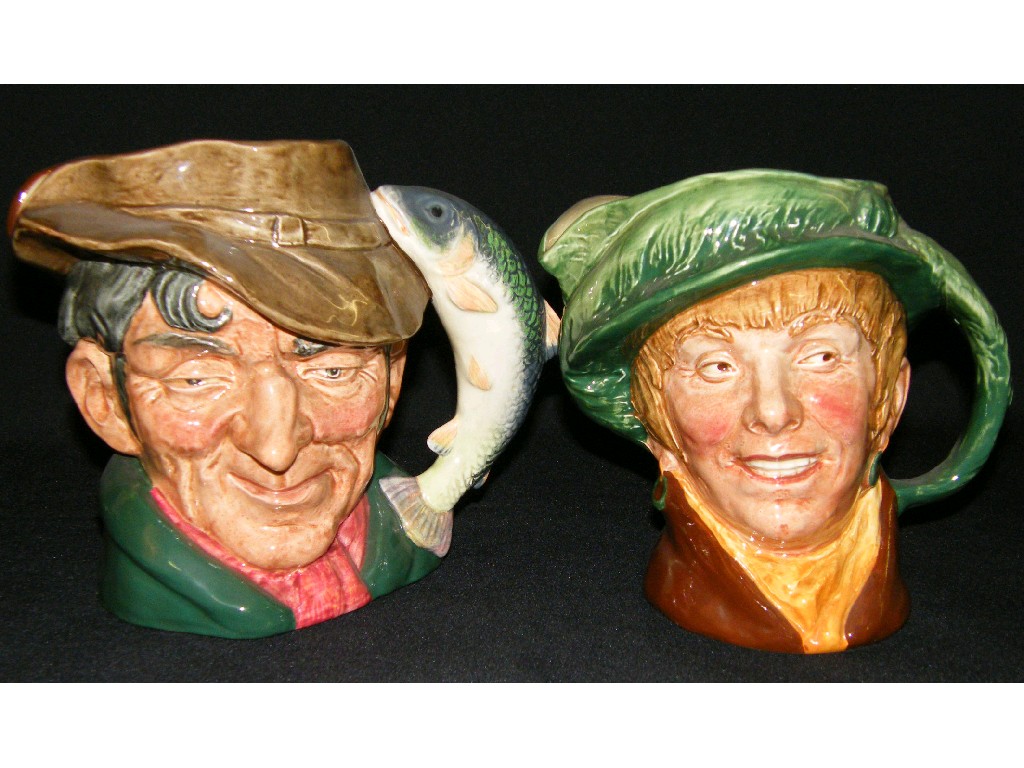 Appraisal: Two Royal Doulton Character jugs - The Poacher D and