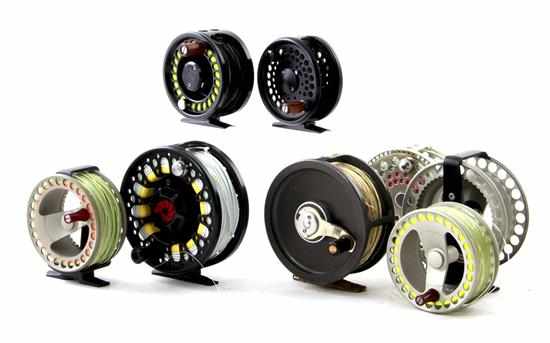 Appraisal: Collection of fly reels Nautilus No with CCF disc brake