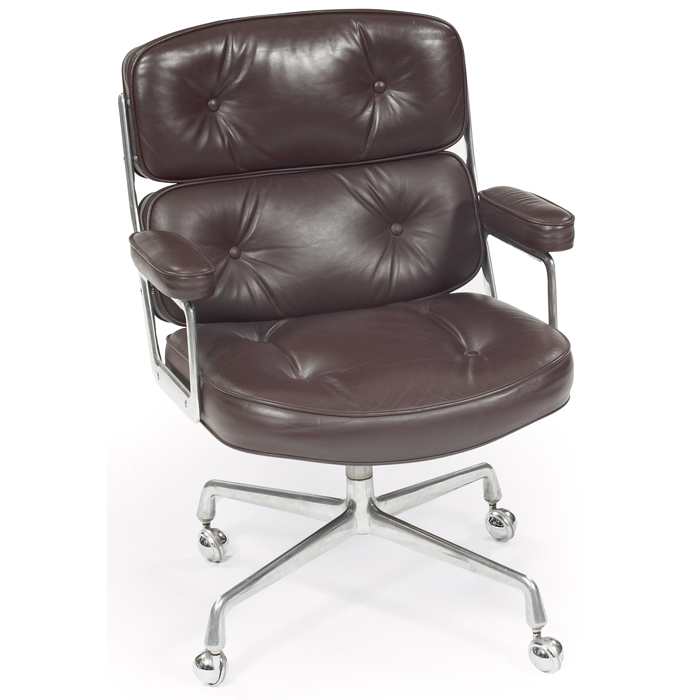 Appraisal: Charles Ray Eames Time-Life chair by Herman Miller original dark