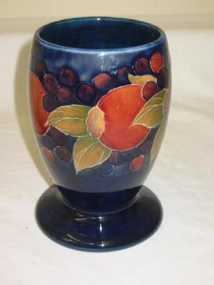 Appraisal: A MOORCROFT POTTERY VASE of ovoid form tube lined in