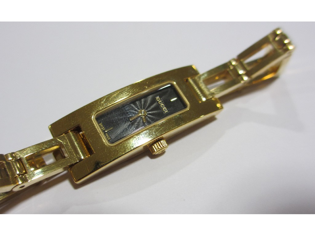 Appraisal: Ladies Gucci wrist watch in stainless steel and gold plated