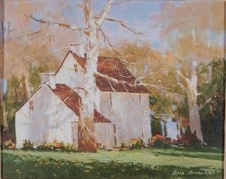 Appraisal: Marc Moon oil Marc Moon American - - House- oil