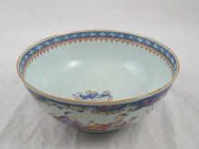 Appraisal: An th century Chinese ceramic bowl decorated with vignettes of