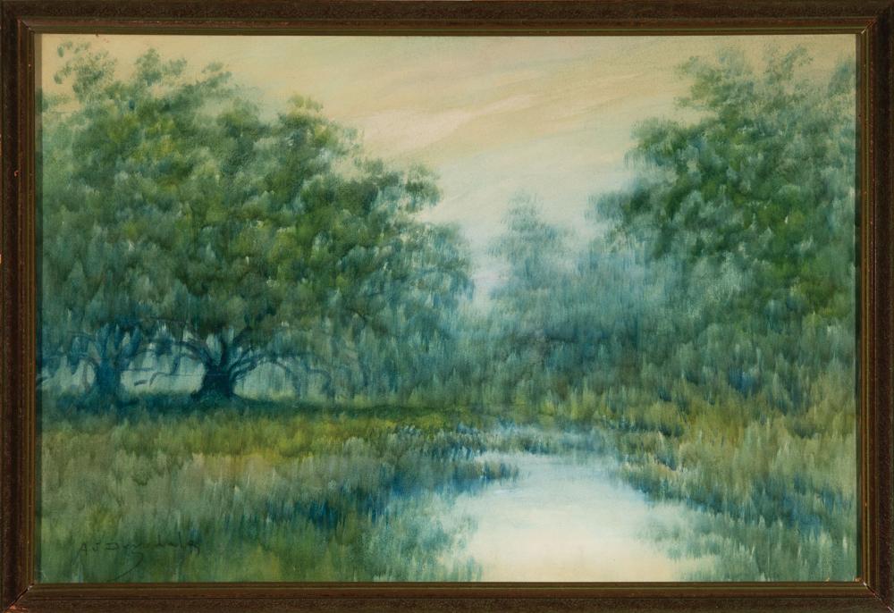 Appraisal: Alexander John Drysdale American New Orleans - Louisiana Bayou oil