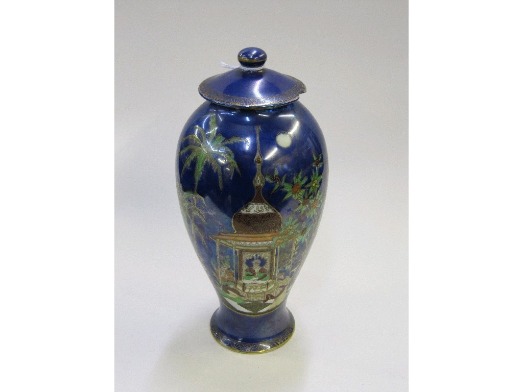 Appraisal: Carlton Ware Persian pattern vase and cover cover def