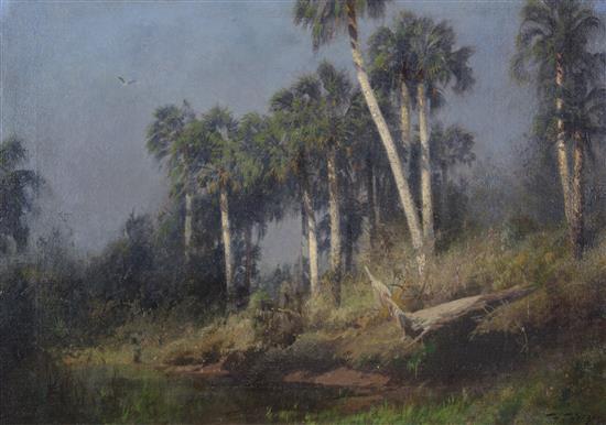 Appraisal: Sale Lot Hermann Ottomar Herzog American - Florida Landscape oil