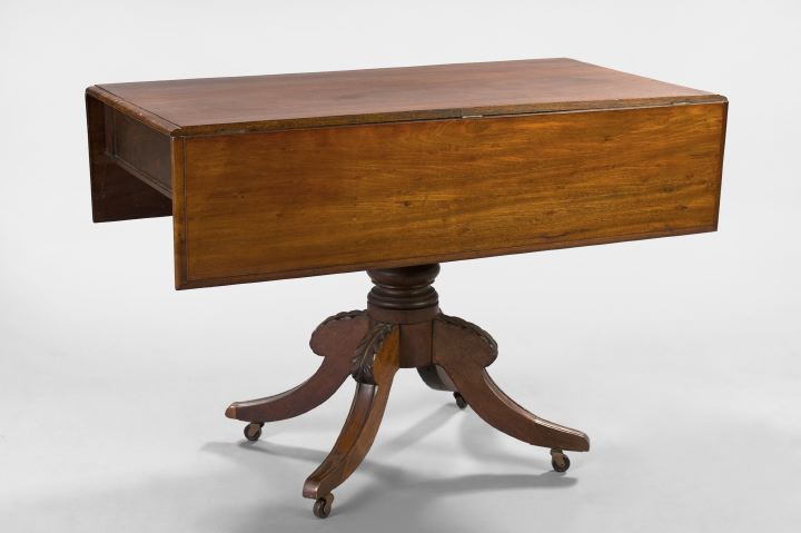 Appraisal: George III-Style Mahogany Pembroke Table mid- th century the rectangular