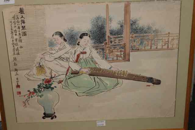 Appraisal: Chinese SchoolA study of Korean women dated and with presentation