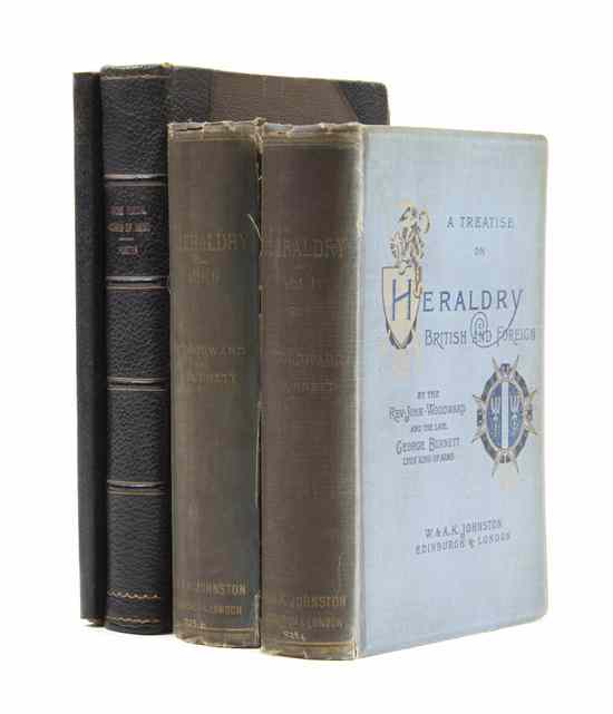 Appraisal: HERALDRY A group of three works in four volumes pertaining