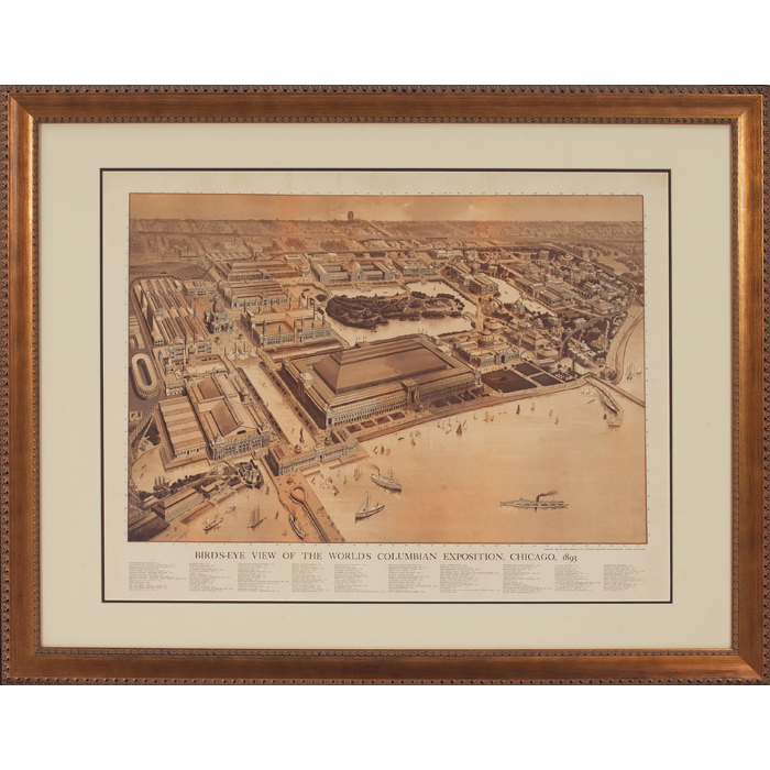 Appraisal: Rand McNally Co ''Bird's-eye View of the World's Columbian Exposition