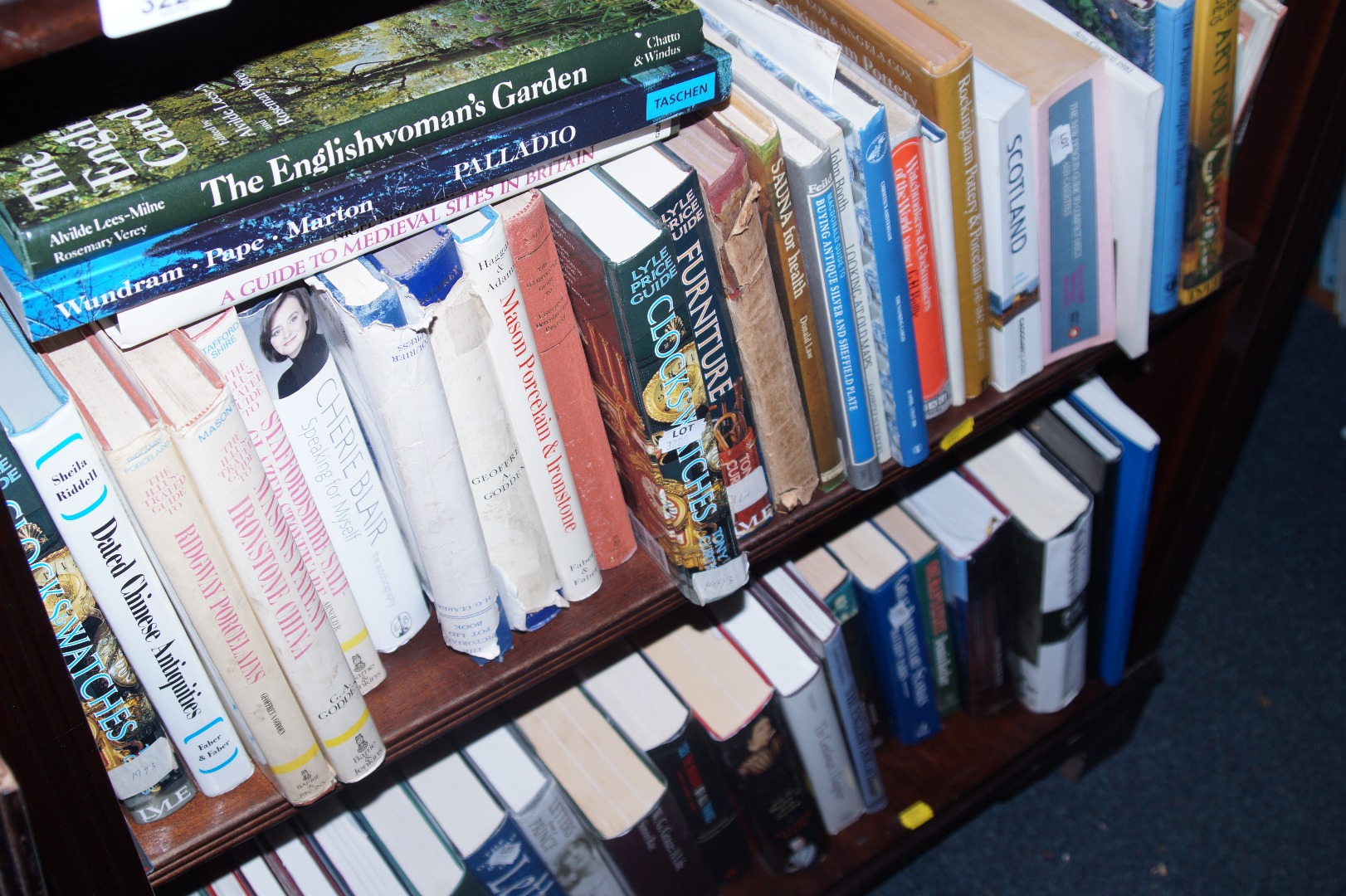 Appraisal: Reference books including Tourists Guides Anthology of Teapots etc shelves