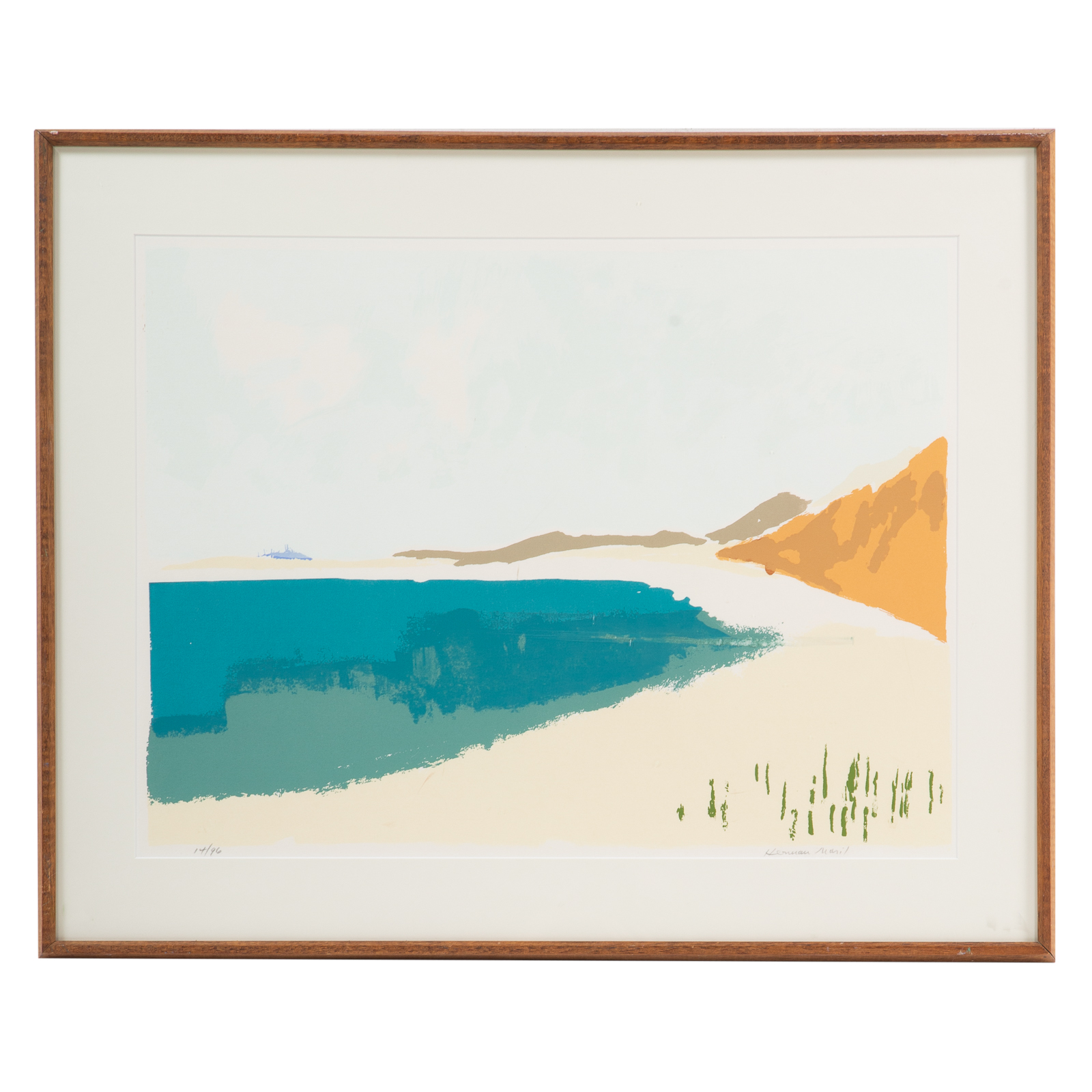 Appraisal: HERMAN MARIL SEASHORE SERIGRAPH American - Serigraph ed c pencil