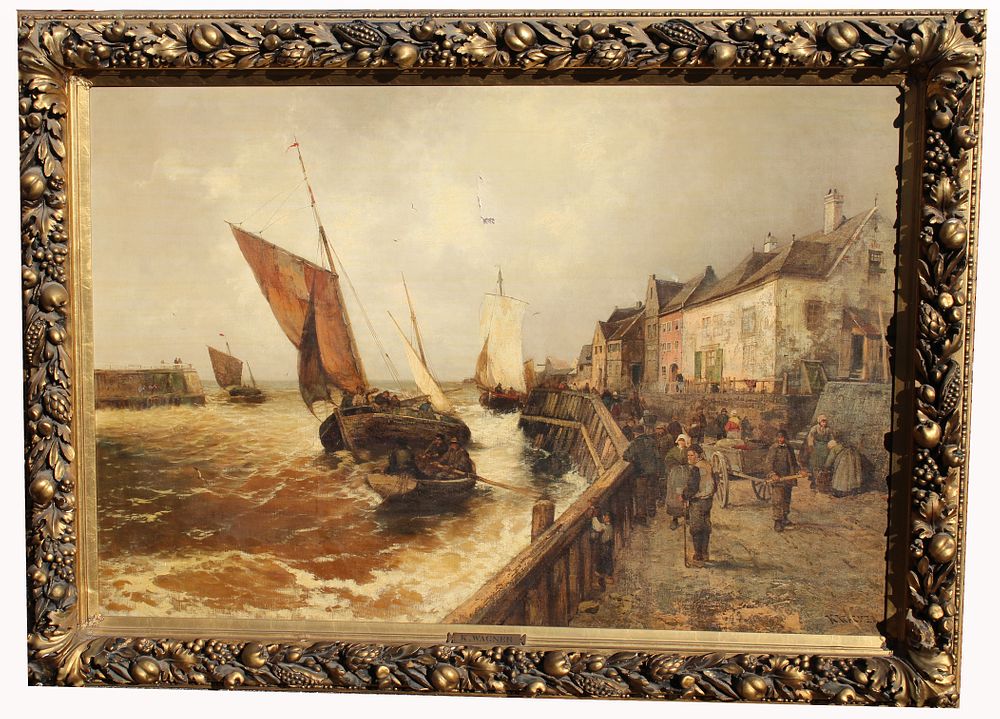 Appraisal: Karl Theodor Wagner - Normandy Karl Theodor Wagner Austria -