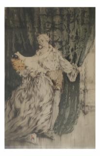 Appraisal: Louis Icart Dancing Couple Etching Louis Icart Paris NY -