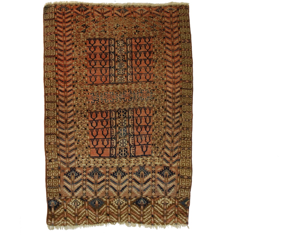 Appraisal: TEKKE ENSI DOOR HANGING RUG - ' x ' -