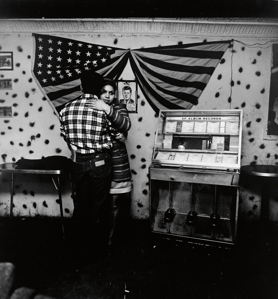 Appraisal: BRUCE DAVIDSON - East th Street Social Club Oversized silver