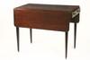 Appraisal: TABLE - Early th c mahogany drop leaf table Single