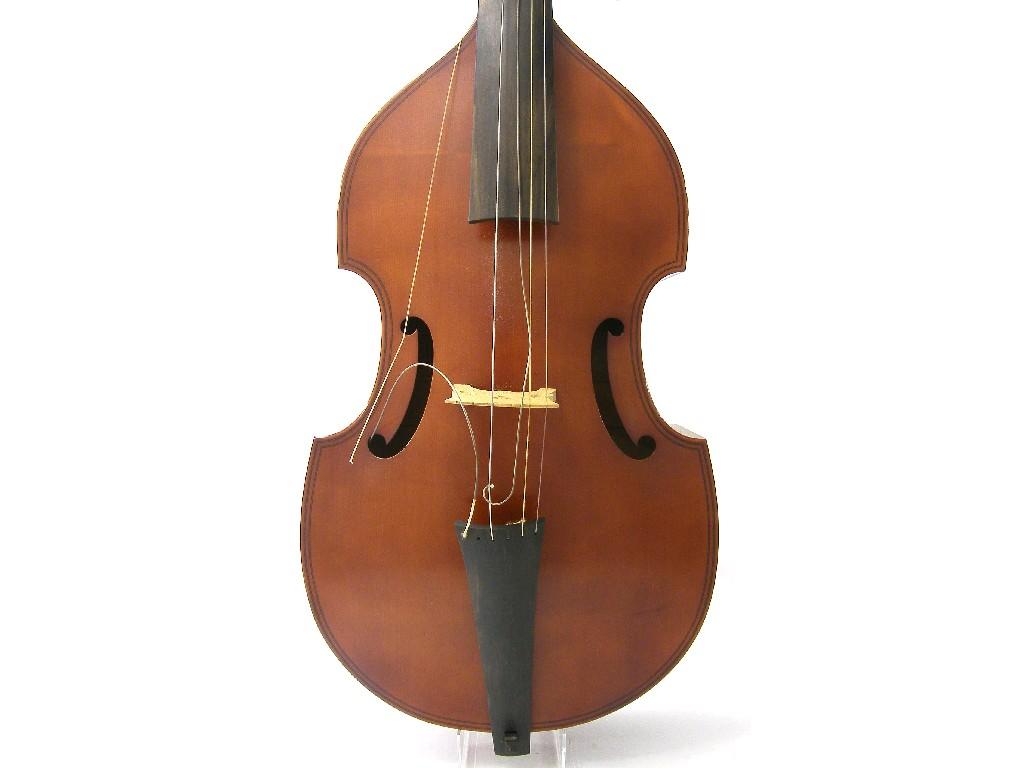 Appraisal: Contemporary Swiss base viola da gamba by and labelled Schweiz