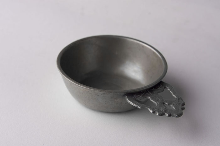 Appraisal: PEWTER PORRINGER ATTRIBUTED TO RICHARD LEE - OR RICHARD LEE