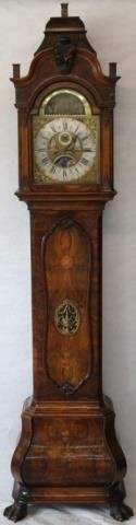 Appraisal: TH C DUTCH TALL CASE CLOCK BY DANIEL PERRIN AMSTERDAM