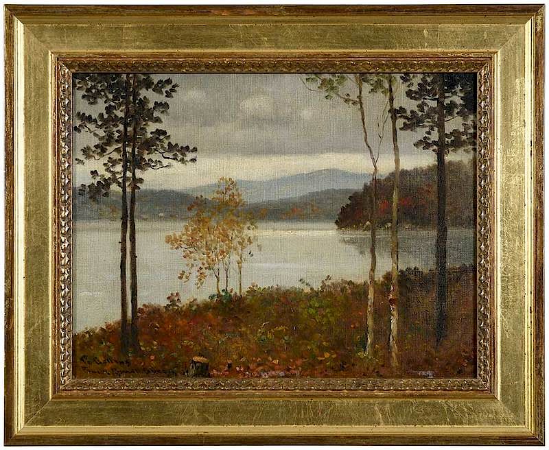 Appraisal: Frank Russell Green American - Lake View signed lower left