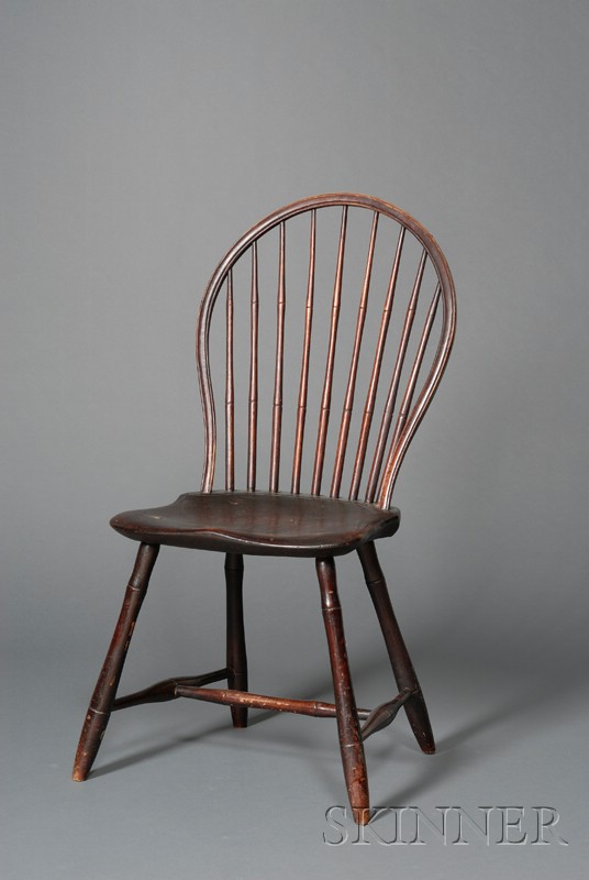 Appraisal: American Country Spindle-back Windsor Side Chair likely Philadelphia early th