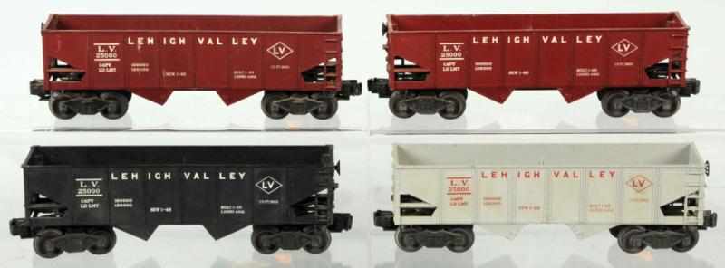 Appraisal: Lot of Lionel Hopper Cars American Post-war All four are