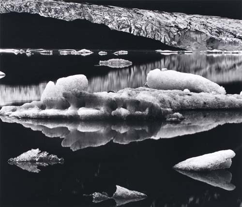 Appraisal: WESTON BRETT - Mendenhall Glacier Silver print x inches x