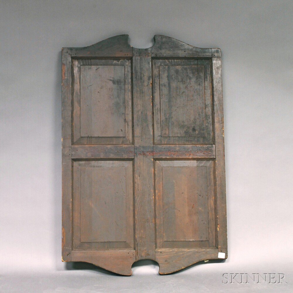 Appraisal: Stained and Paneled Tavern Door ht wd in Estimate -