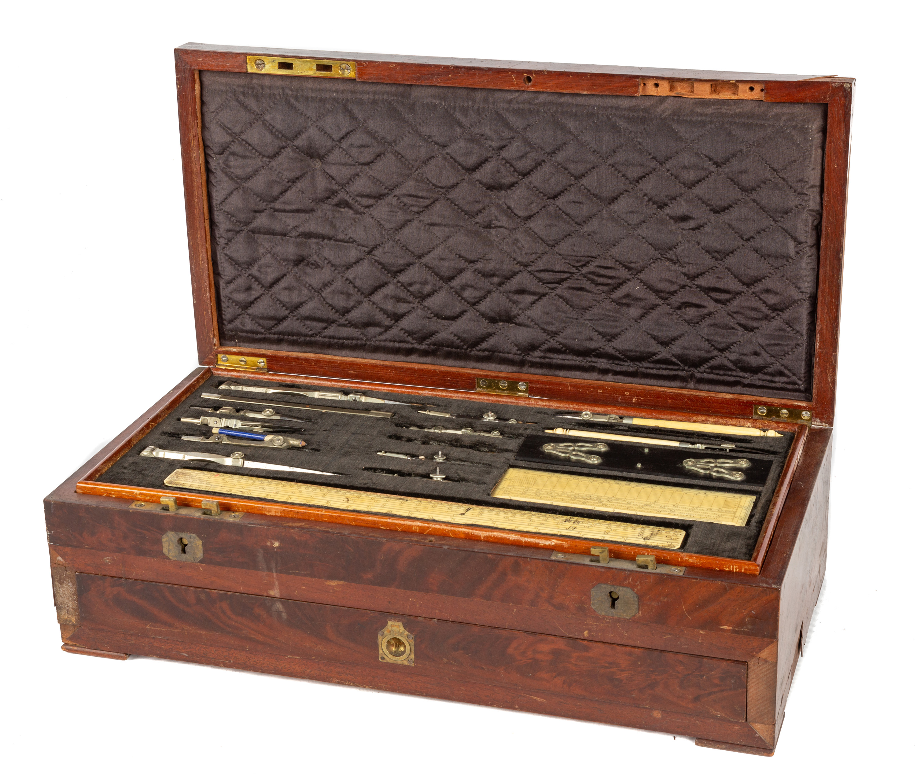 Appraisal: MECHANICAL DRAWING BOXED INSTRUMENTS Bought of William Elliott Mathematical Optical