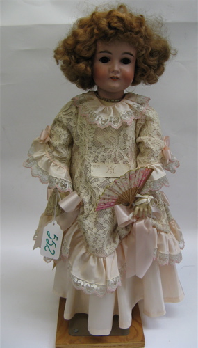 Appraisal: GERMAN BISQUE HEAD GIRL DOLL in marked H K on