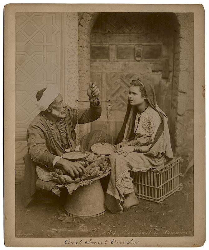 Appraisal: Two Sepia Tone Cabinet Card Photographs by Bonfils Bonfils Felix