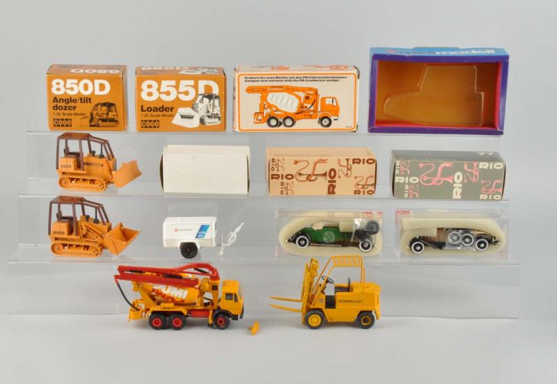 Appraisal: Lot of Diecast Mini Vehicles All include original boxes The