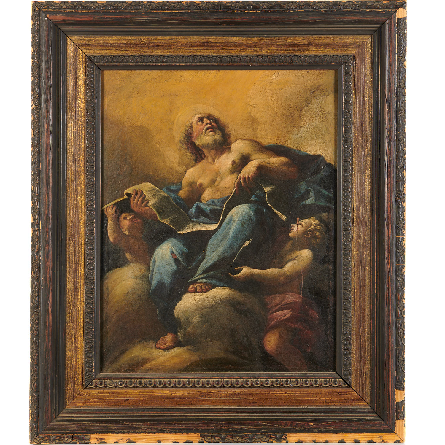 Appraisal: LUCA GIORDANO ATTRIB PAINTING Attributed to Luca Giordano called Fa