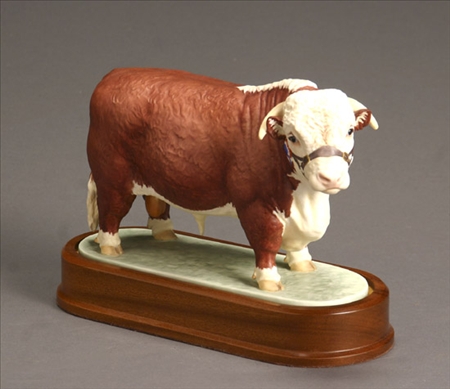 Appraisal: Royal Worcester Hereford Bull Modelled by Doris Lindner Circa Limited