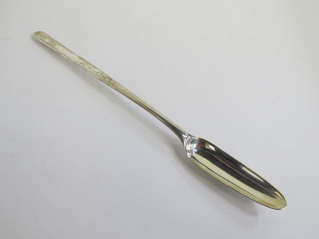 Appraisal: th Century silver marrow scoop London