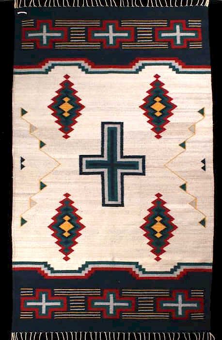 Appraisal: Zapotec Native American Indian Wool Rug Offered for sale is