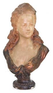 Appraisal: Alphonse Henry Nelson Terracotta bust of a women Signed See