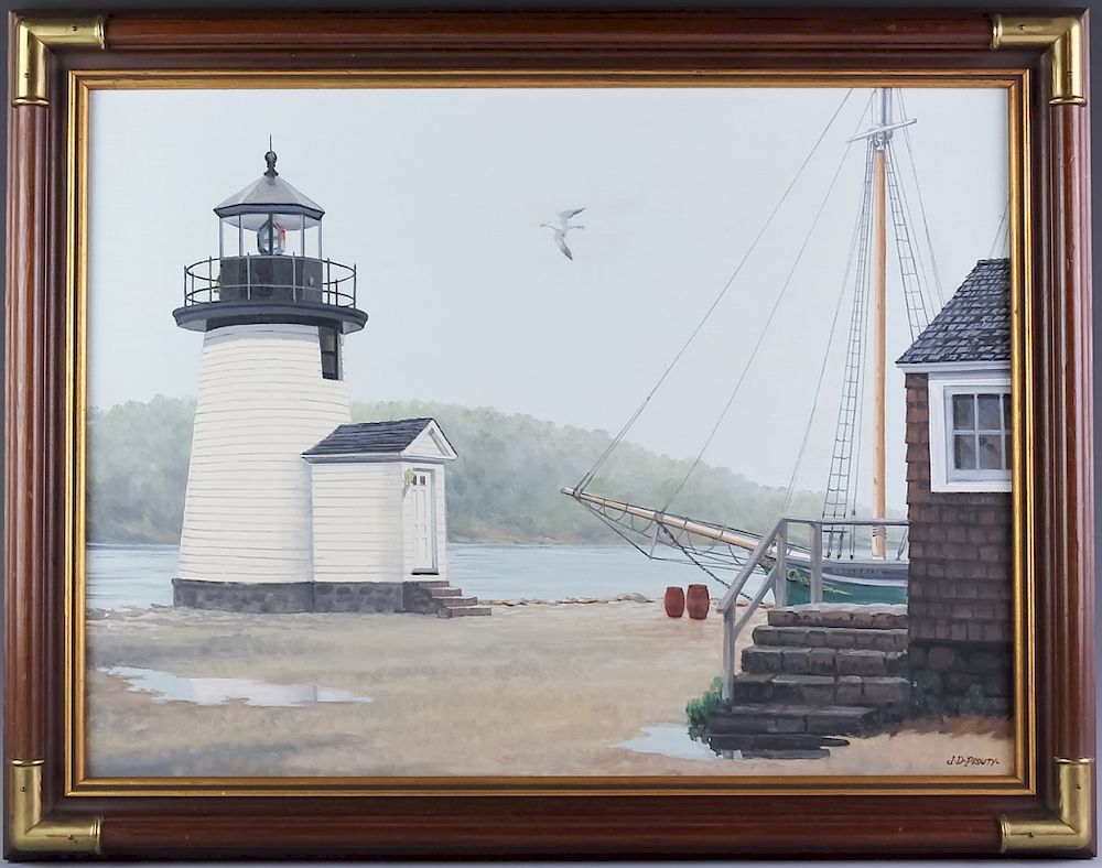 Appraisal: John Donald Prouty Brandt Point Nantucket Painting John Dounald Prouty