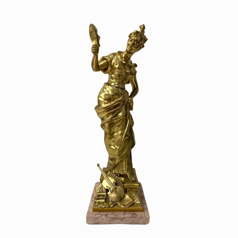 Appraisal: Victor Rousseau Belgium - Victor Rousseau Belgium - Gilt Bronze