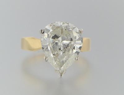 Appraisal: A Carat Pear Cut Diamond Ring EGL certified diamond weighting