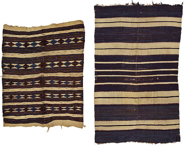 Appraisal: Property from an old New Mexico family collection Each woven