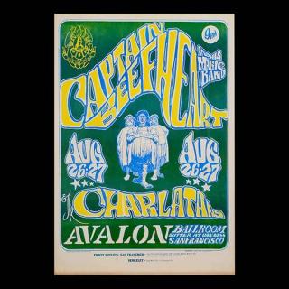 Appraisal: Captain Beefheart His Magic Band-Avalon Ballroom Mouse Studios Concert Original