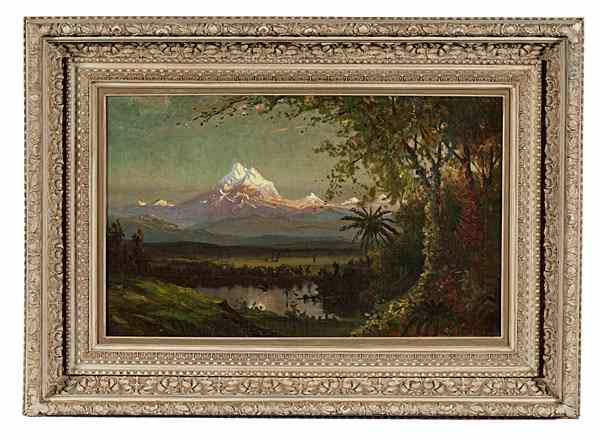 Appraisal: G W Hayes American th century South American Landscape Oil