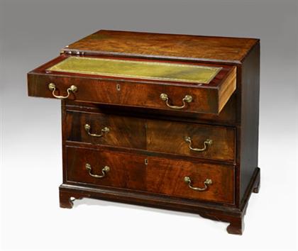 Appraisal: George III mahogany bachelor's chest late th century The rectangular