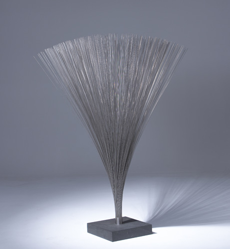 Appraisal: Harry Bertoia American - Spray Stainless steel rods on granite